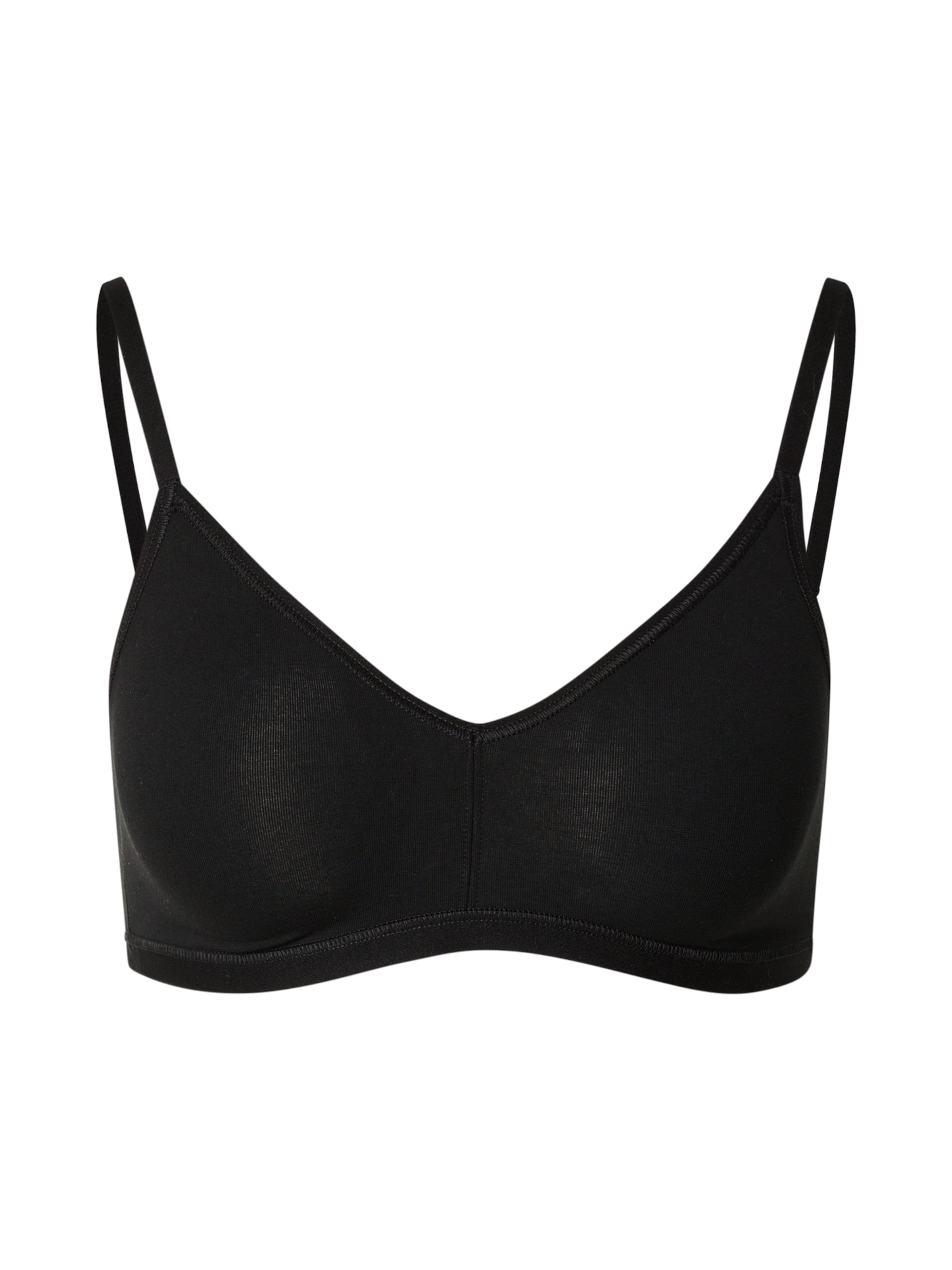 SLOGGI Bustier Melltartó - fekete: elől