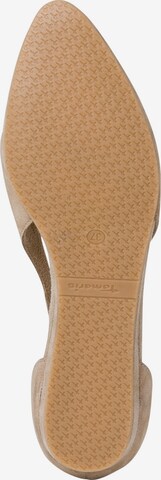 TAMARIS Ballet Flats in Beige