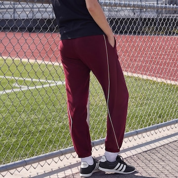 ADIDAS SPORTSWEAR Tapered Sports trousers 'Stadium' in Red