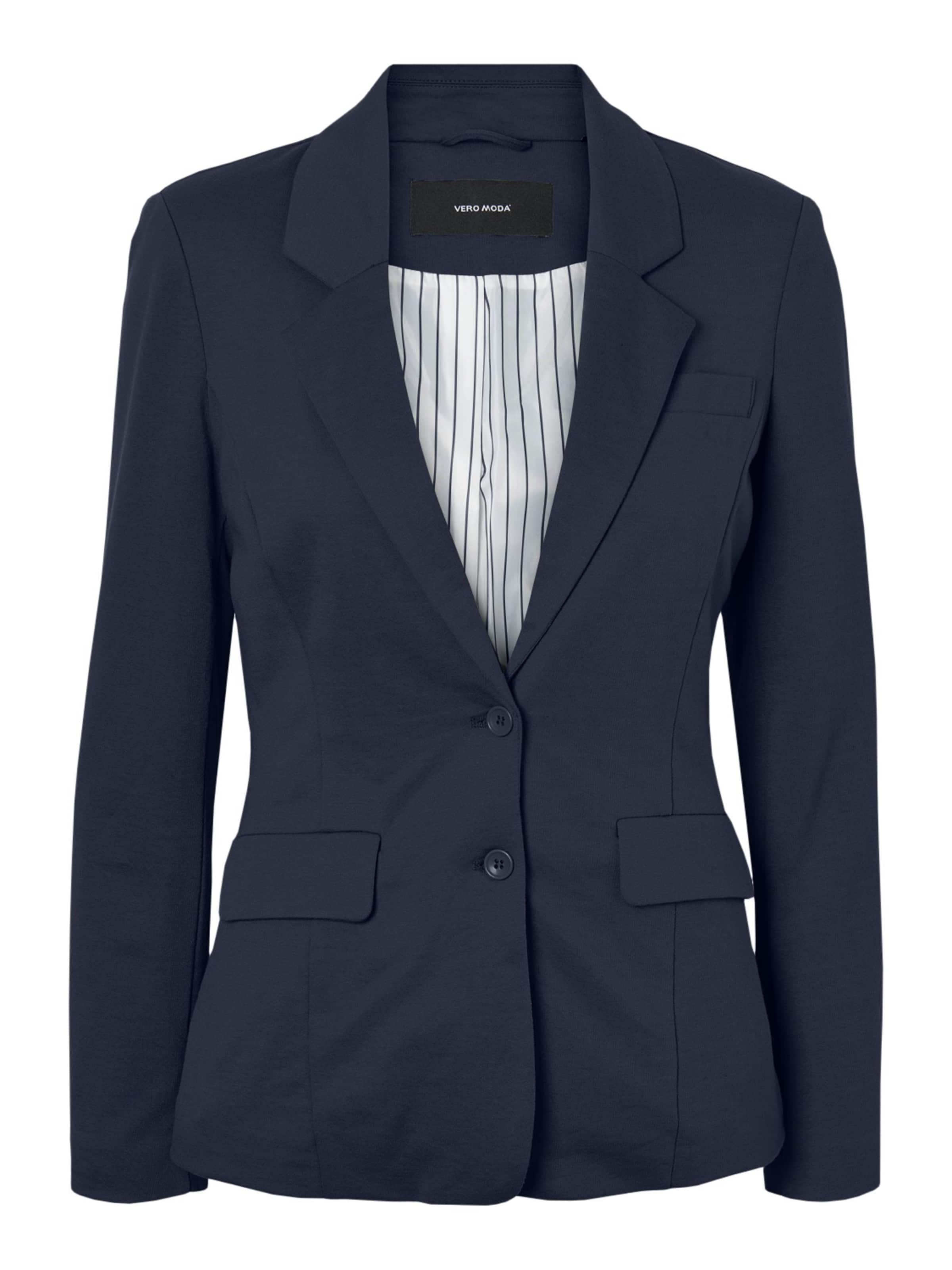 Vero Moda Curve - Blazer 'VMCharuki' en azul: frente