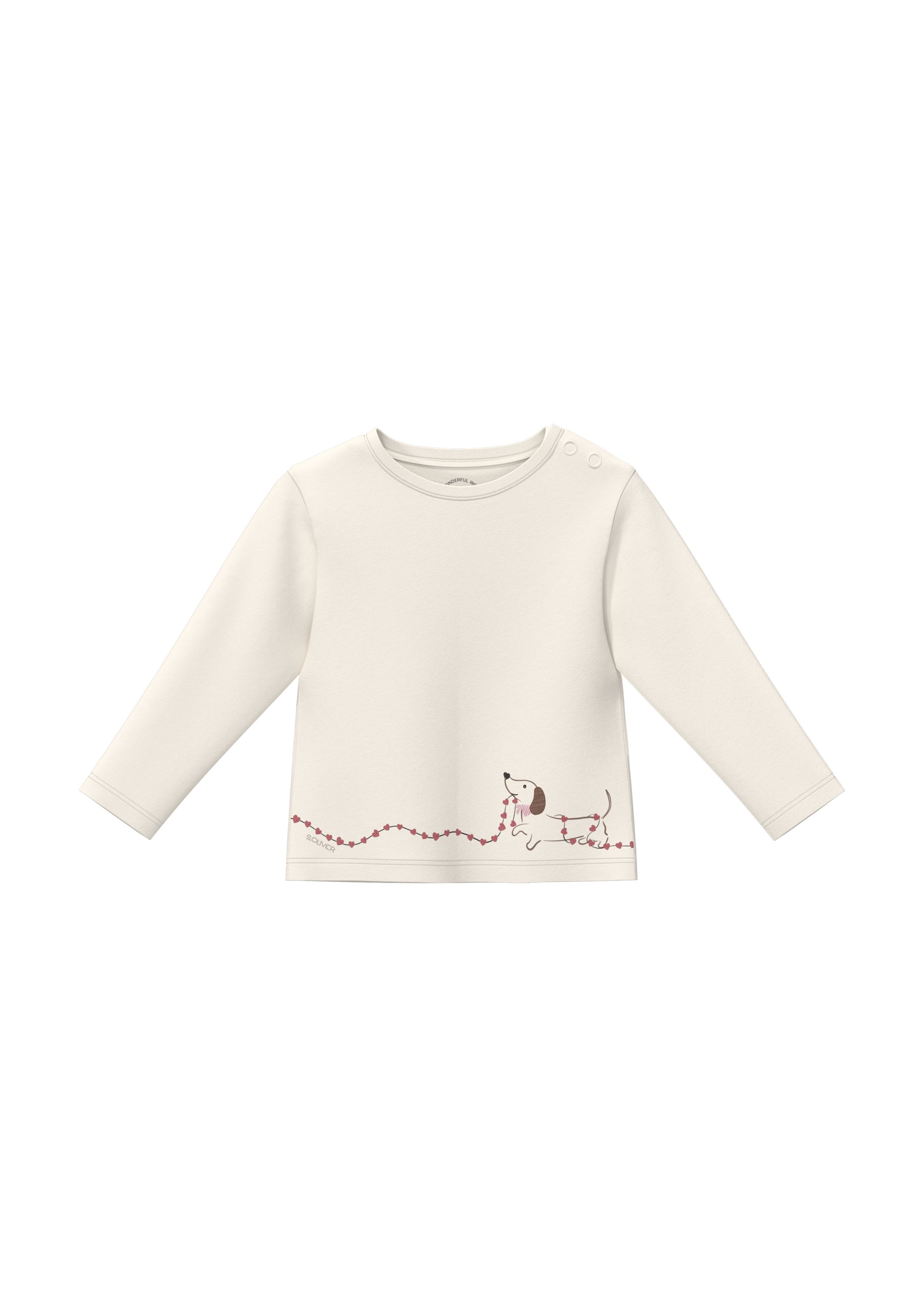 s.Oliver Shirt in Beige: Vorderseite