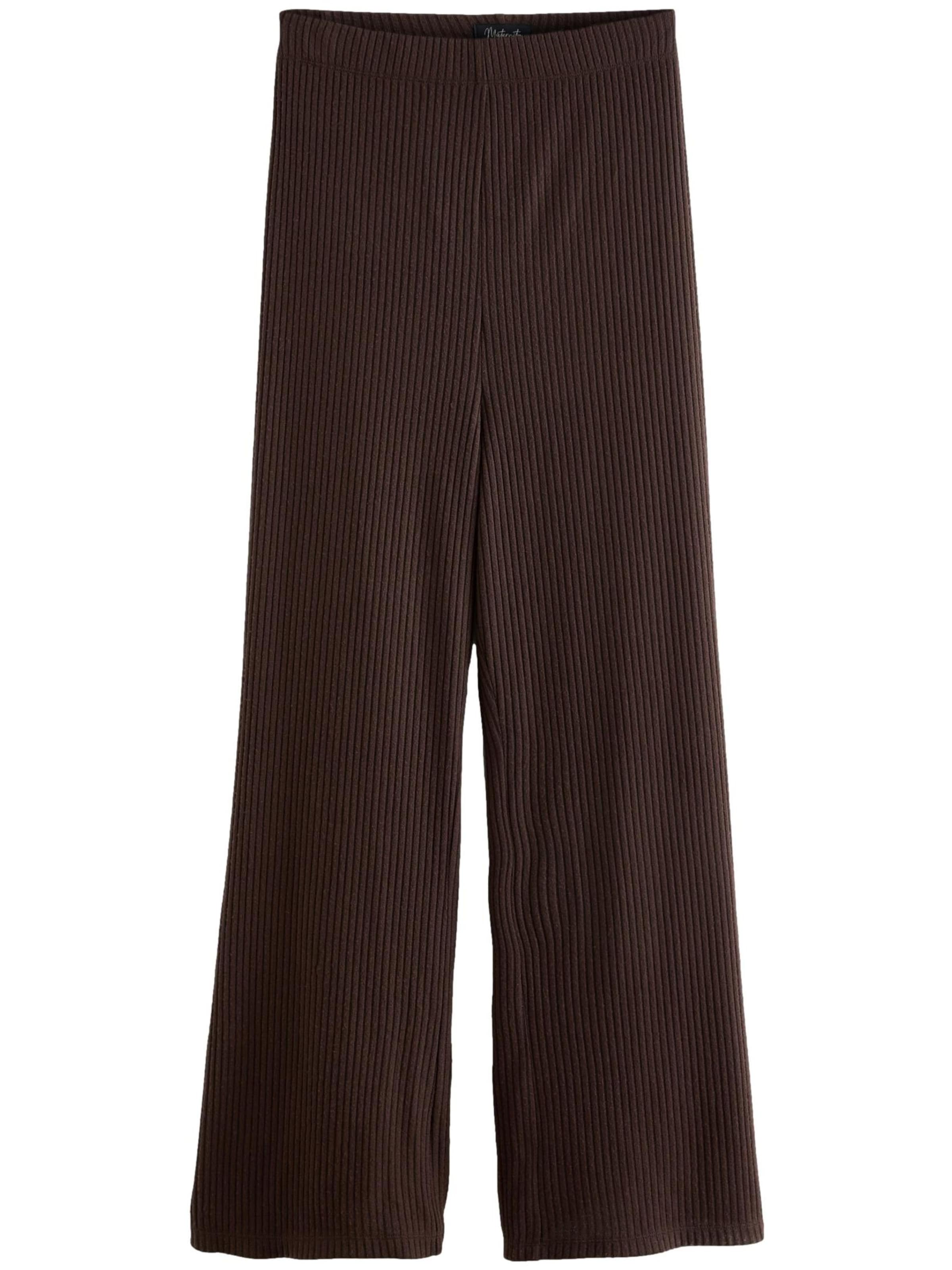Next Wide leg Broek in Bruin: voorkant