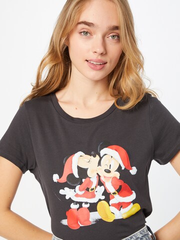 ONLY T-Shirt 'DISNEY CHRISTMAS' in Grau