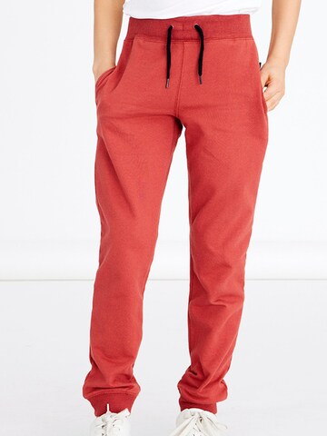 NAME IT - Tapered Pantalón en rojo: frente