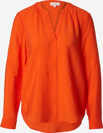 Chemisier s.Oliver en orange : devant