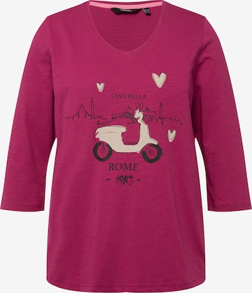 Ulla Popken Shirt in Roze: voorkant