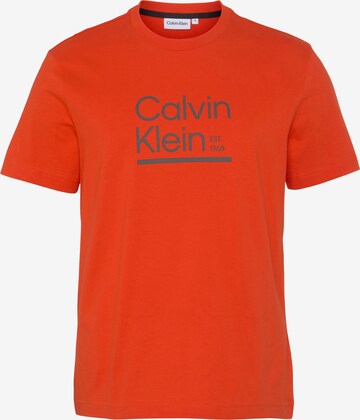 Calvin Klein Shirt in Red: front