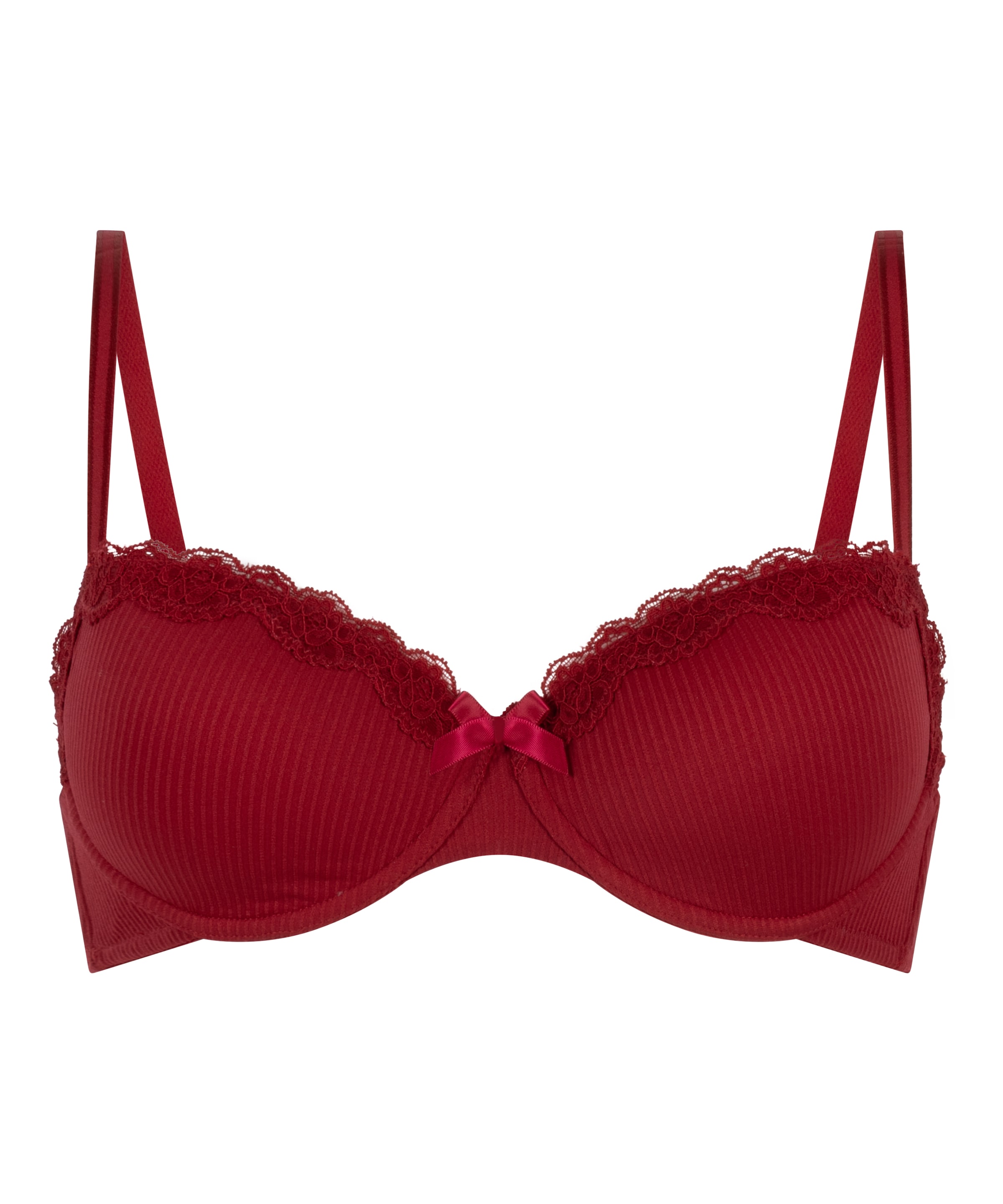 Hunkemöller Lola Padded Underwired Bra in Rot: Vorderseite