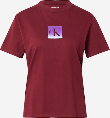 Calvin Klein Jeans Футболка в Красный: спереди