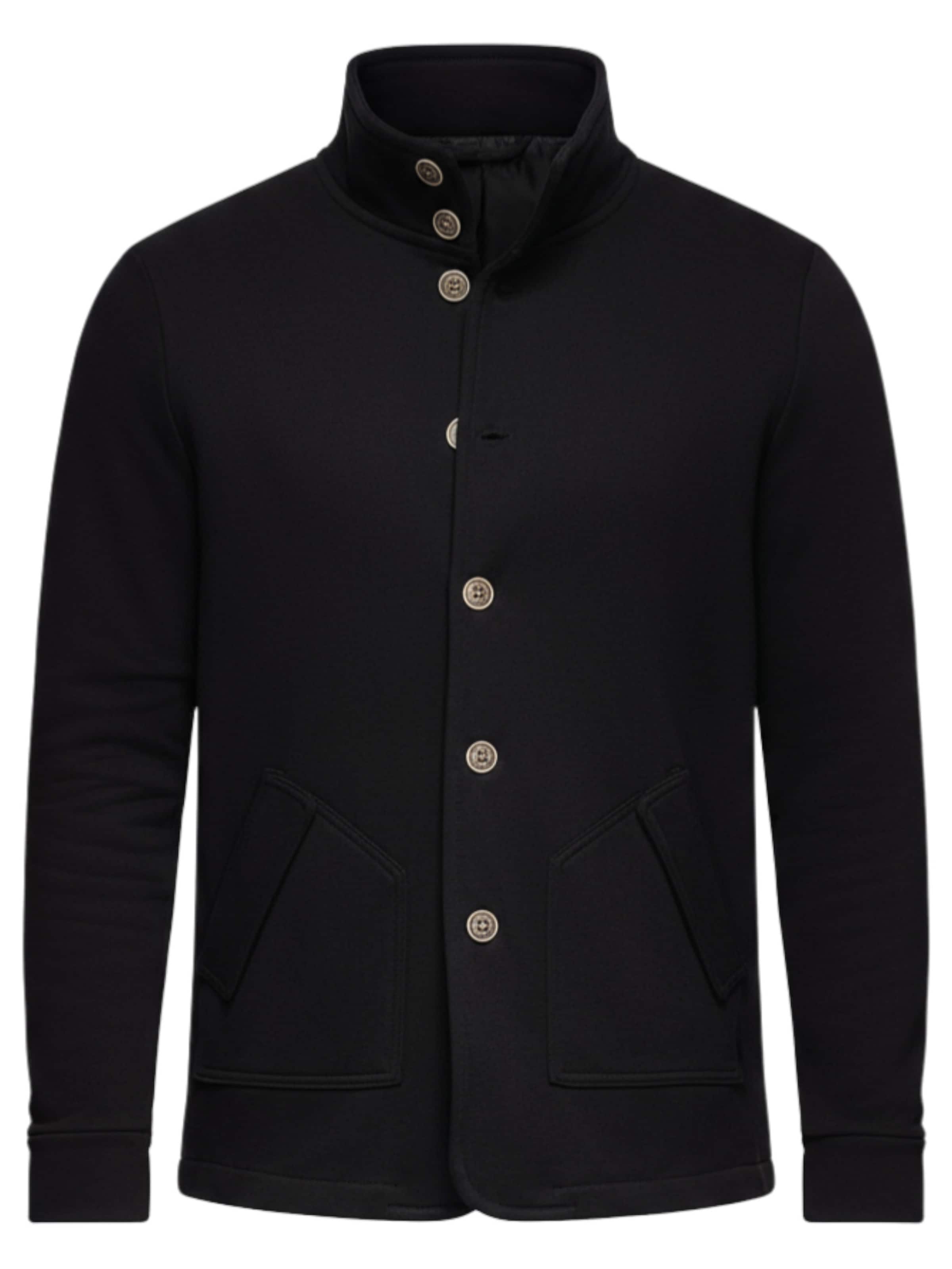 Ombre Sweatshirt in Zwart: voorkant