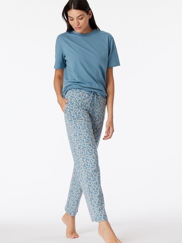 SCHIESSER Pyjamabroek ' Mix & Relax  ' in Blauw