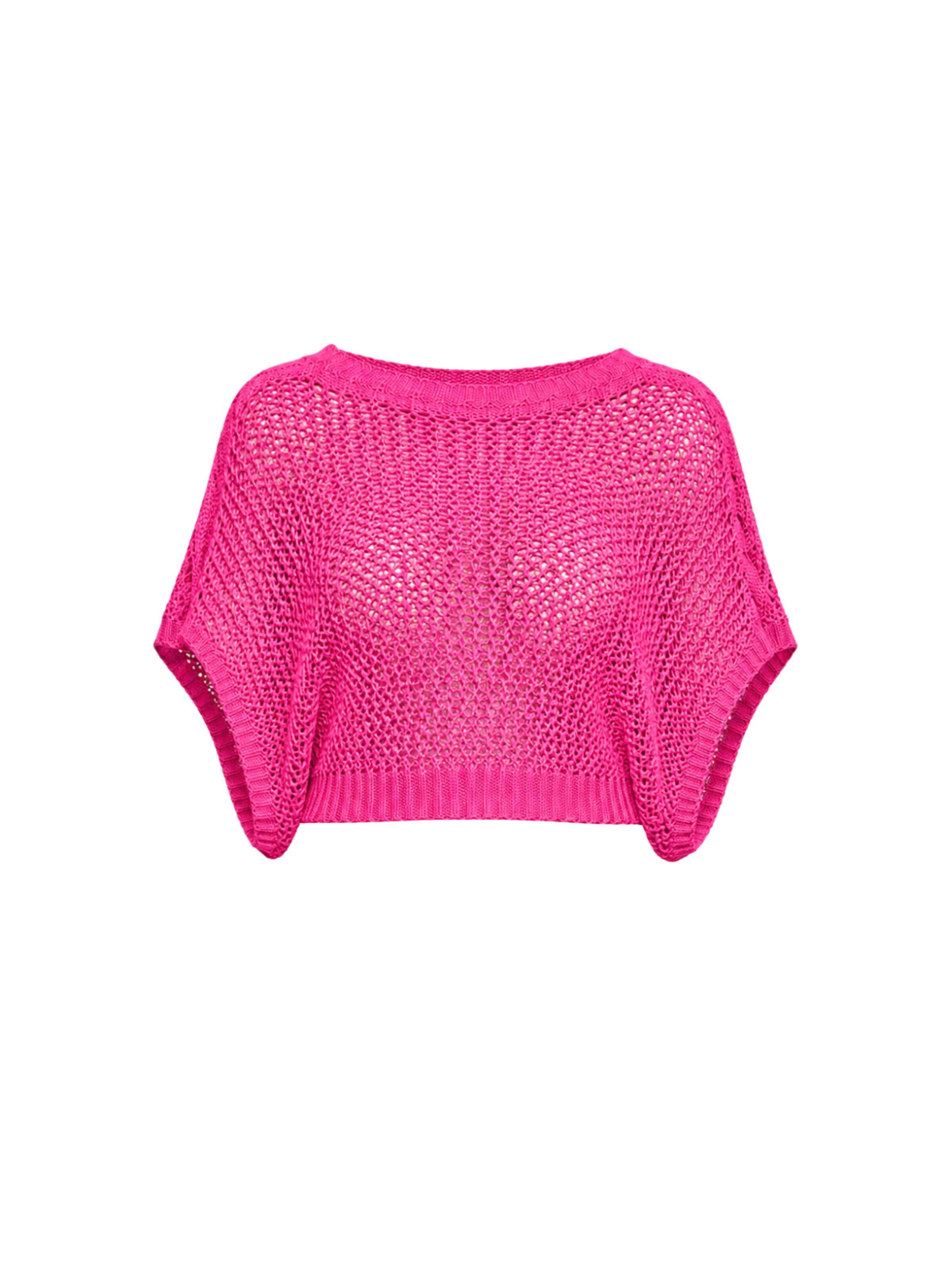 Süel knitwear Gebreide top 'Birthday' in Roze: voorkant