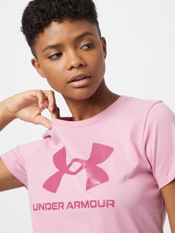 UNDER ARMOUR Sportshirt in Pink