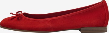 TAMARIS Ballerina in Rood