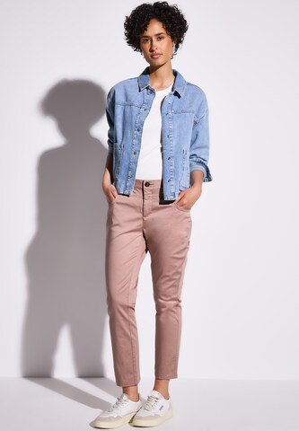 STREET ONE Slim fit Pants in Pink