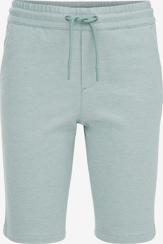 Coupe slim Pantalon WE Fashion en bleu : devant