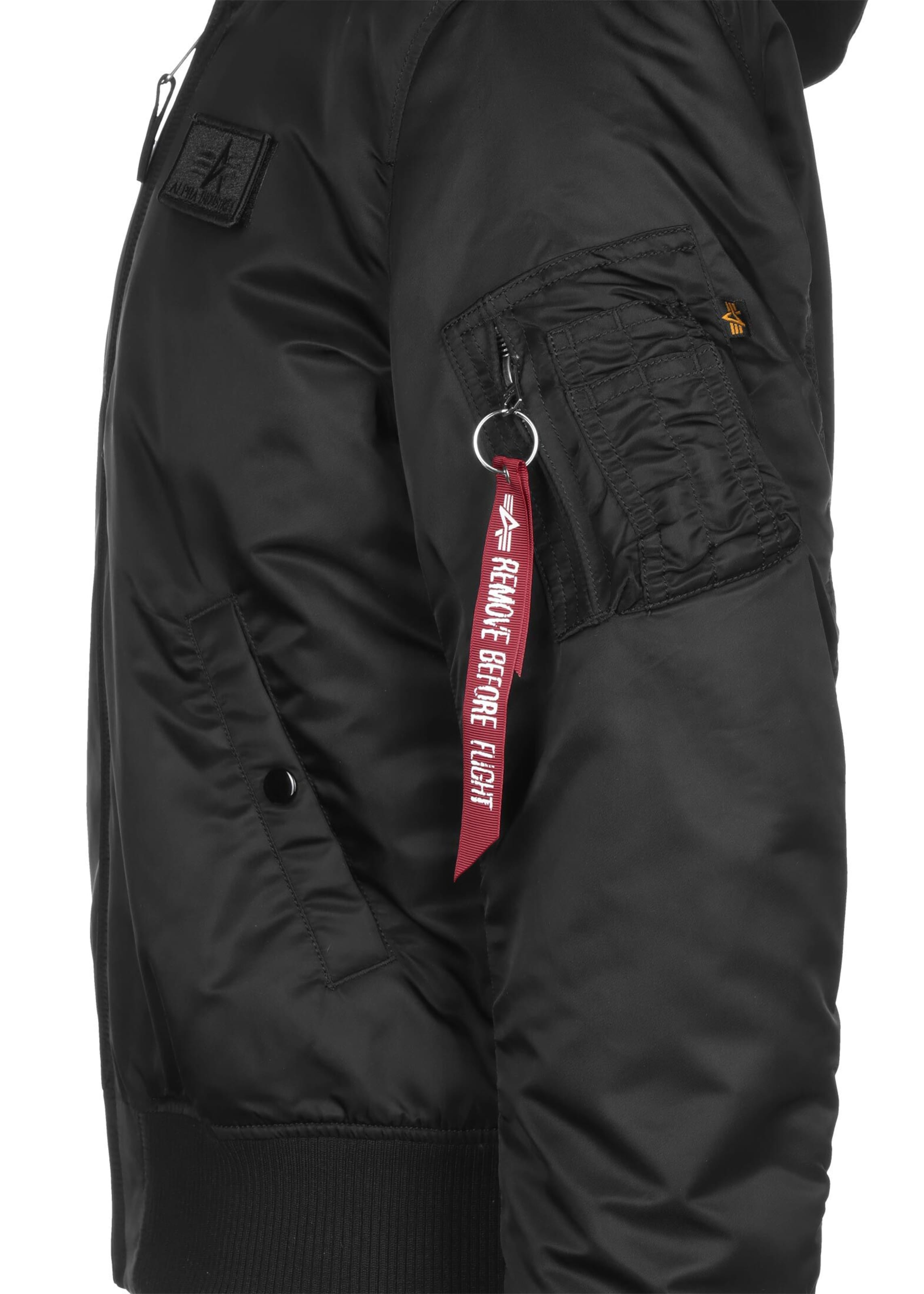 Veste mi-saison 'MA-1 D-Tec SE' ALPHA INDUSTRIES en noir