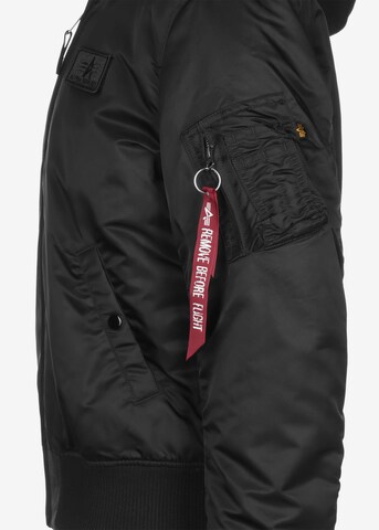 ALPHA INDUSTRIES Between-season jacket 'MA-1 D-Tec SE' in Black