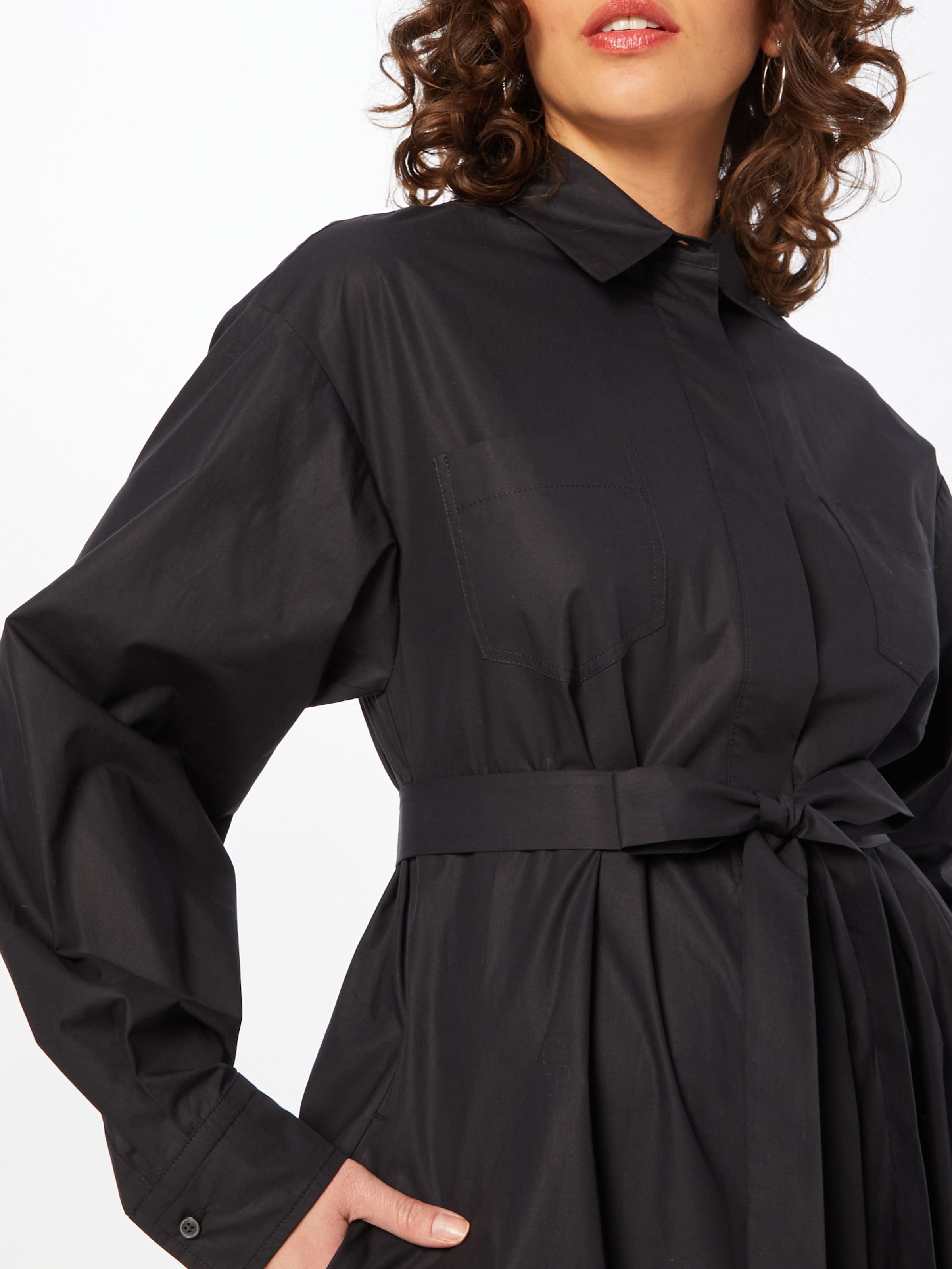 Grandes tailles Robe-chemise DINA ANN IVY & OAK en Noir 