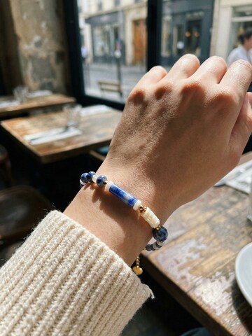Nemomatheo Bracelet 'Santorini – Stein & Muschel' in Gold: front