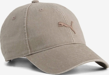 Cappello da baseball sportivo 'Puma Premium Ess Classic Bb Cap' di PUMA in beige: frontale