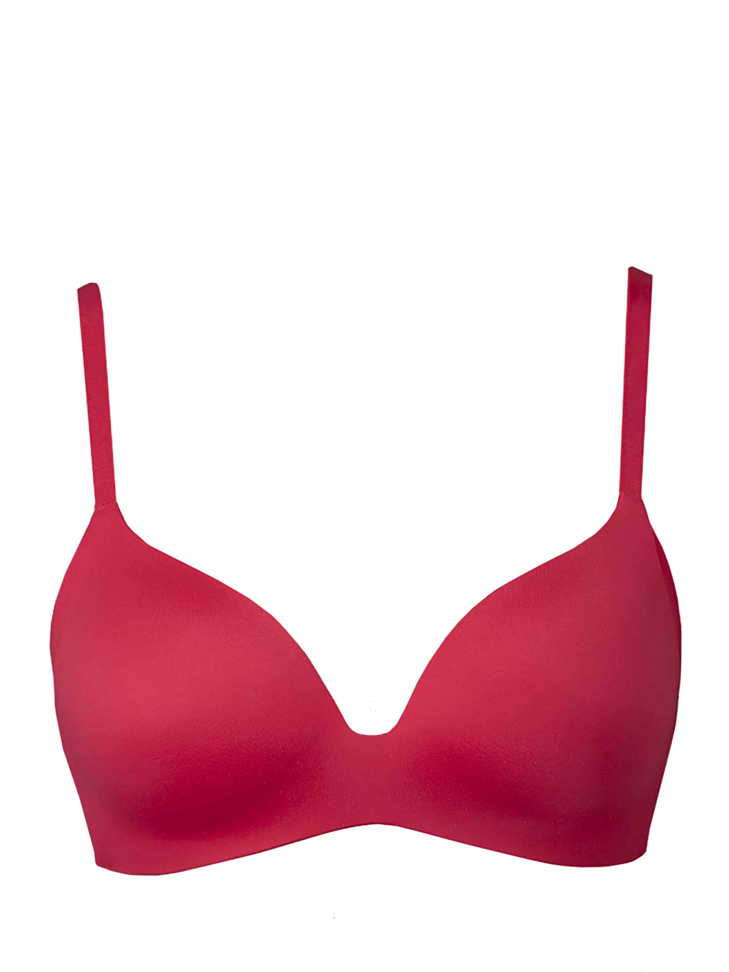 Royal Lounge Intimates T-Shirt BH 'Royal Delite'‌‌ in Rot: Vorderseite