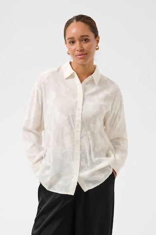 Kaffe - Blusa 'KACassia' en blanco: frente