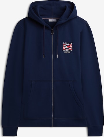 TOMMY HILFIGER Кофта на молнии в Синий: спереди