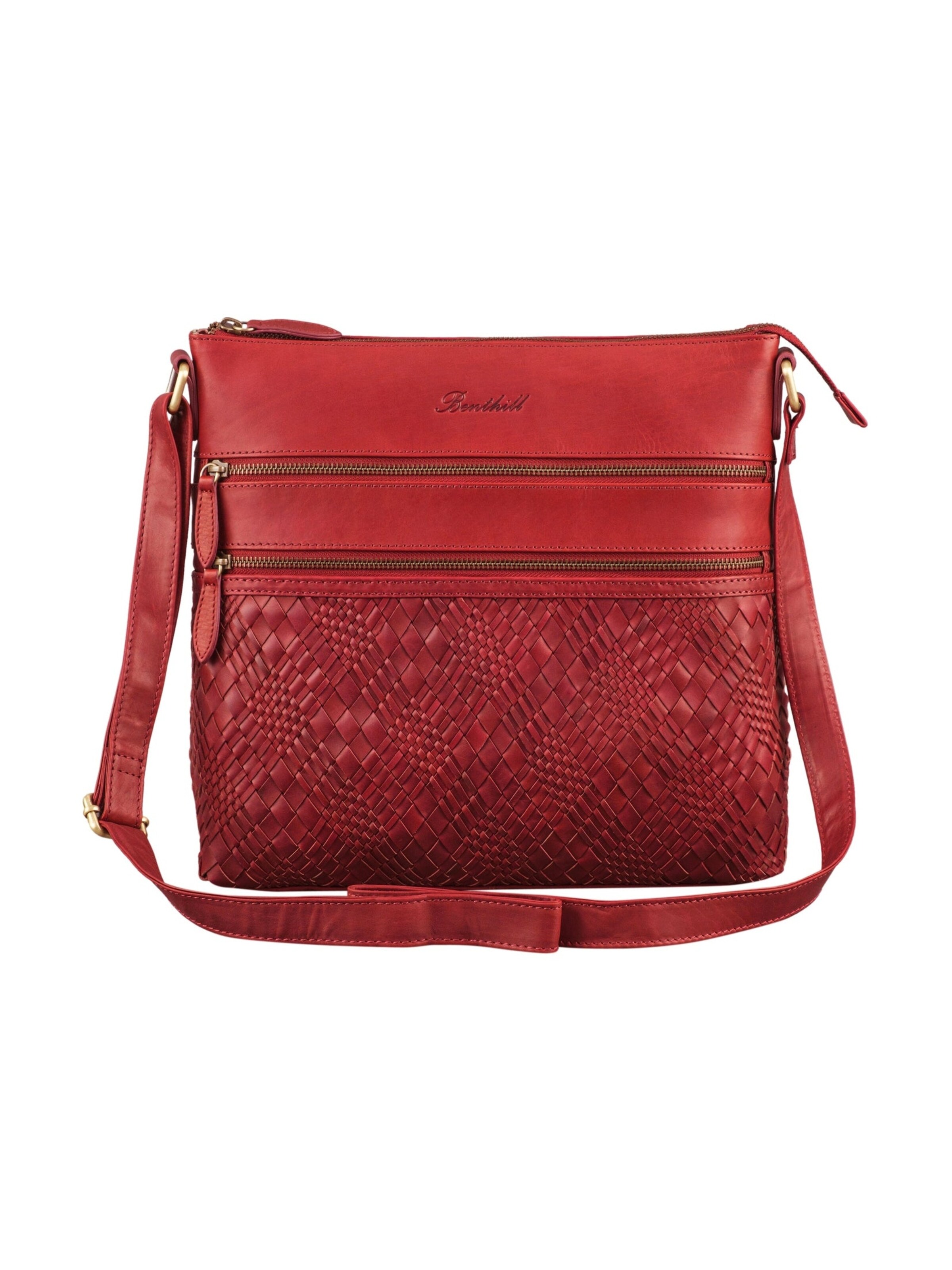 Benthill Shoulder Bag in Red: front