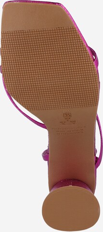 Oasis T-Bar Sandals in Pink