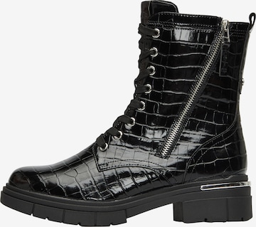 s.Oliver Schnürstiefel in Schwarz: Vorderseite