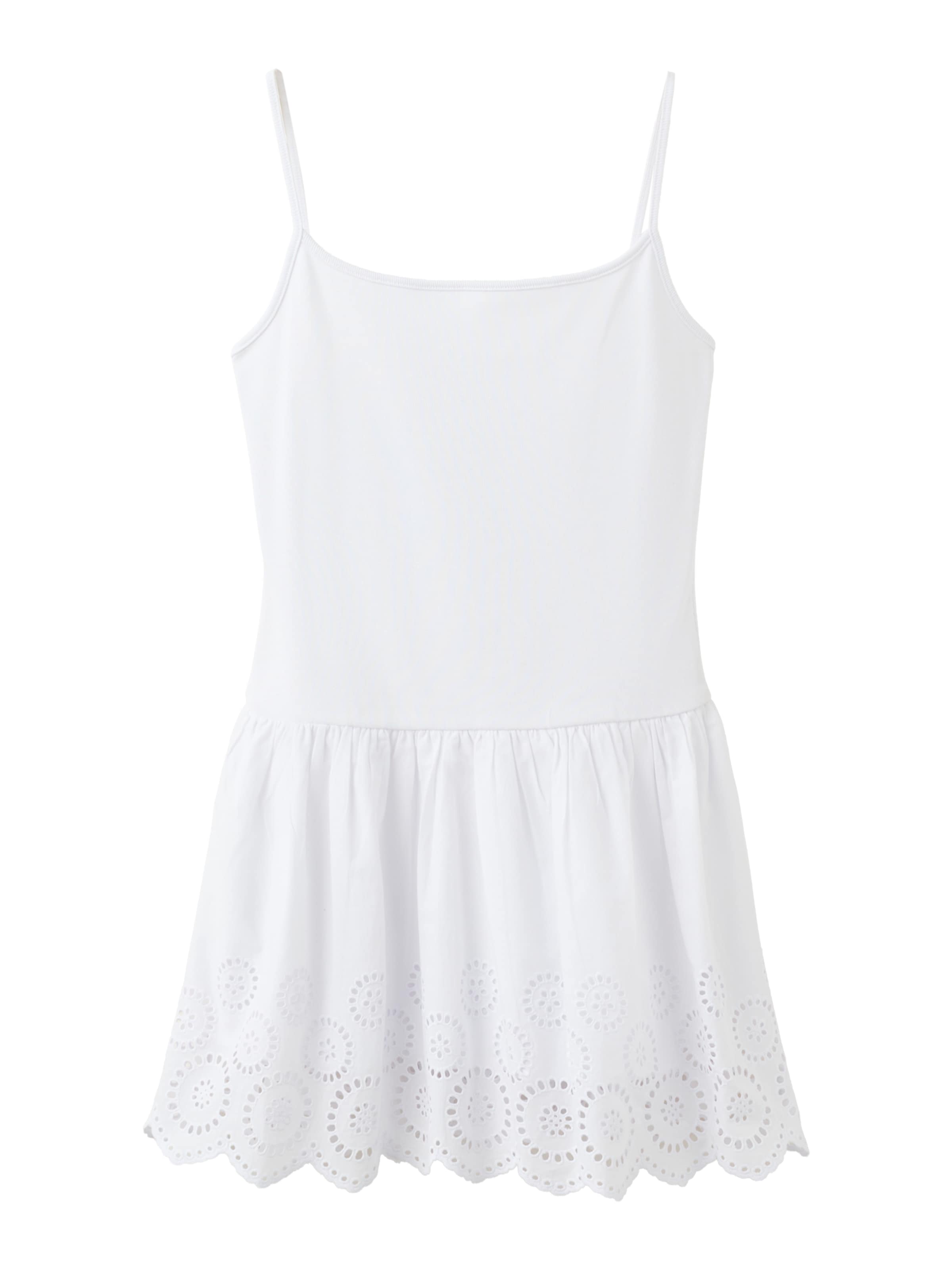MANGO - Vestido de verano 'ARLO' en blanco: frente