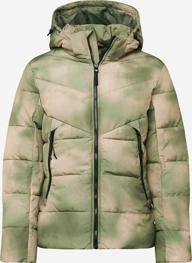 TOM TAILOR DENIM Winterjas in de kleur Lichtgroen / Donkergroen, Productweergave