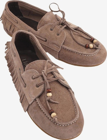 Limoya Mokassin 'Rania' in Beige: Vorderseite