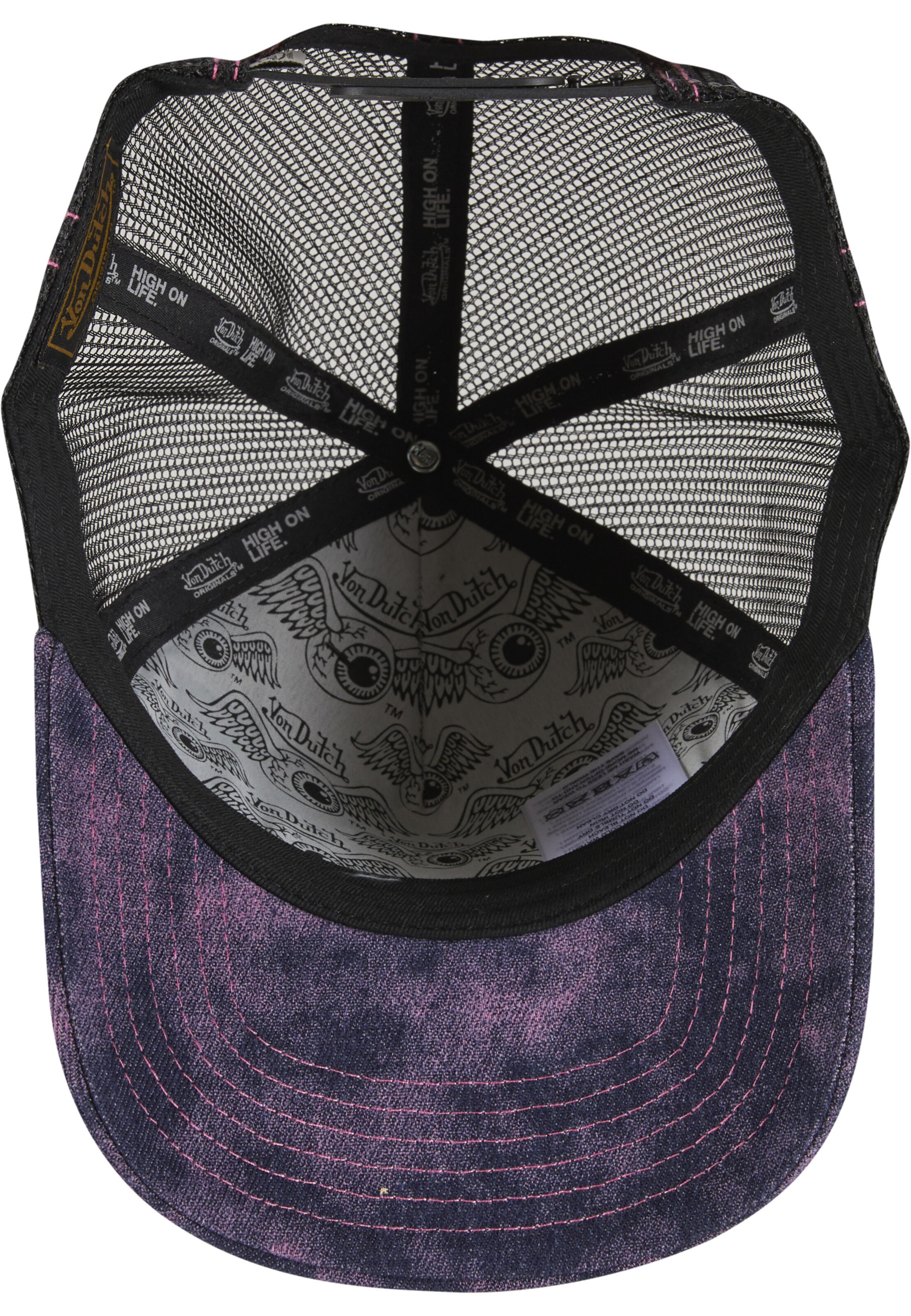 Von Dutch Originals Pet 'Newark' in Zwart