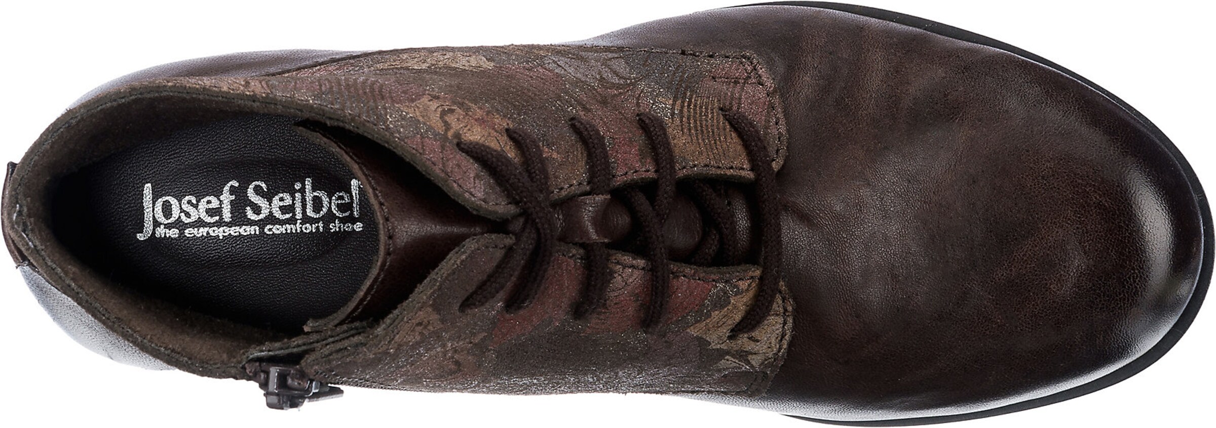 Frauen Stiefeletten JOSEF SEIBEL Schnürstiefeletten 'Sanja' in Dunkelbraun - SR37591 Frauen Stiefeletten JOSEF SEIBEL Schnürstiefeletten 'Sanja' in Dunkelbraun - SR37591
