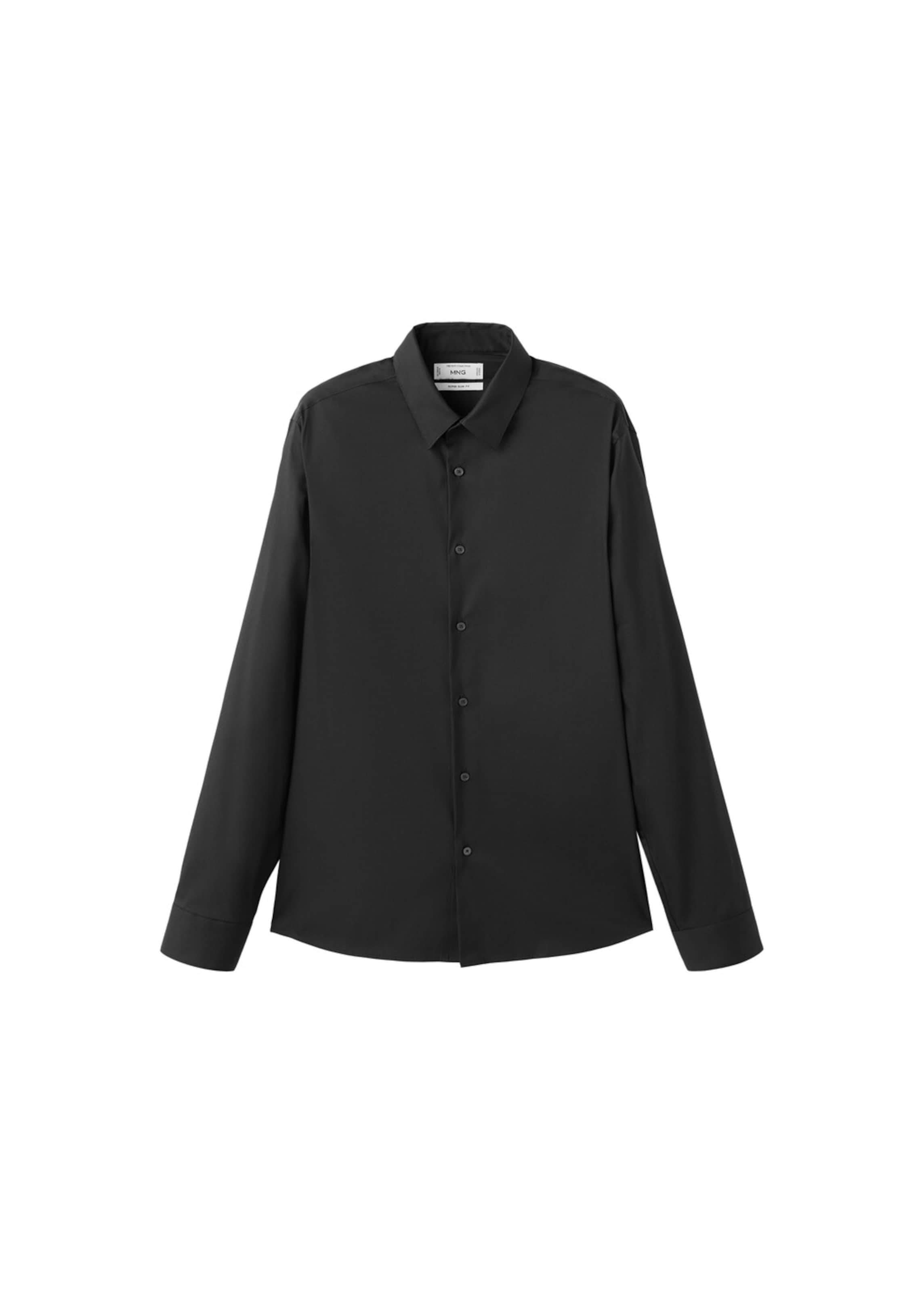 MANGO MAN Business Shirt 'Emotion' in Black: front