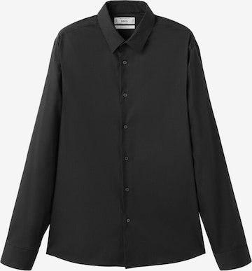 MANGO MAN Business Shirt 'Emotion' in Black: front