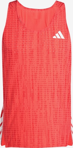 ADIDAS PERFORMANCE Functioneel shirt 'Adizero' in Rood: voorkant