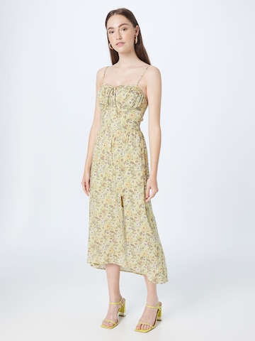 HOLLISTER Summer dress in Green: front