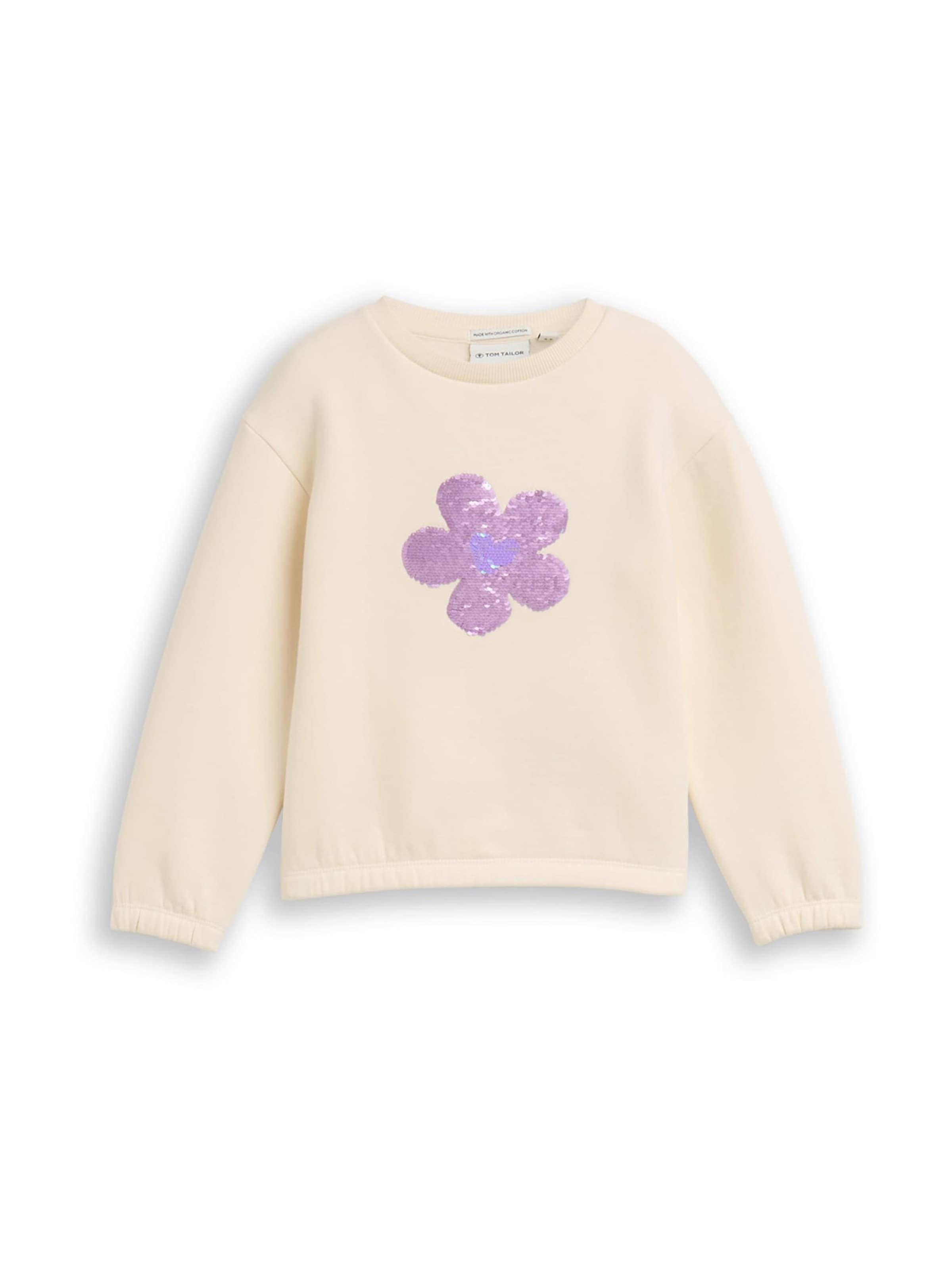 Felpa di TOM TAILOR in bianco: frontale