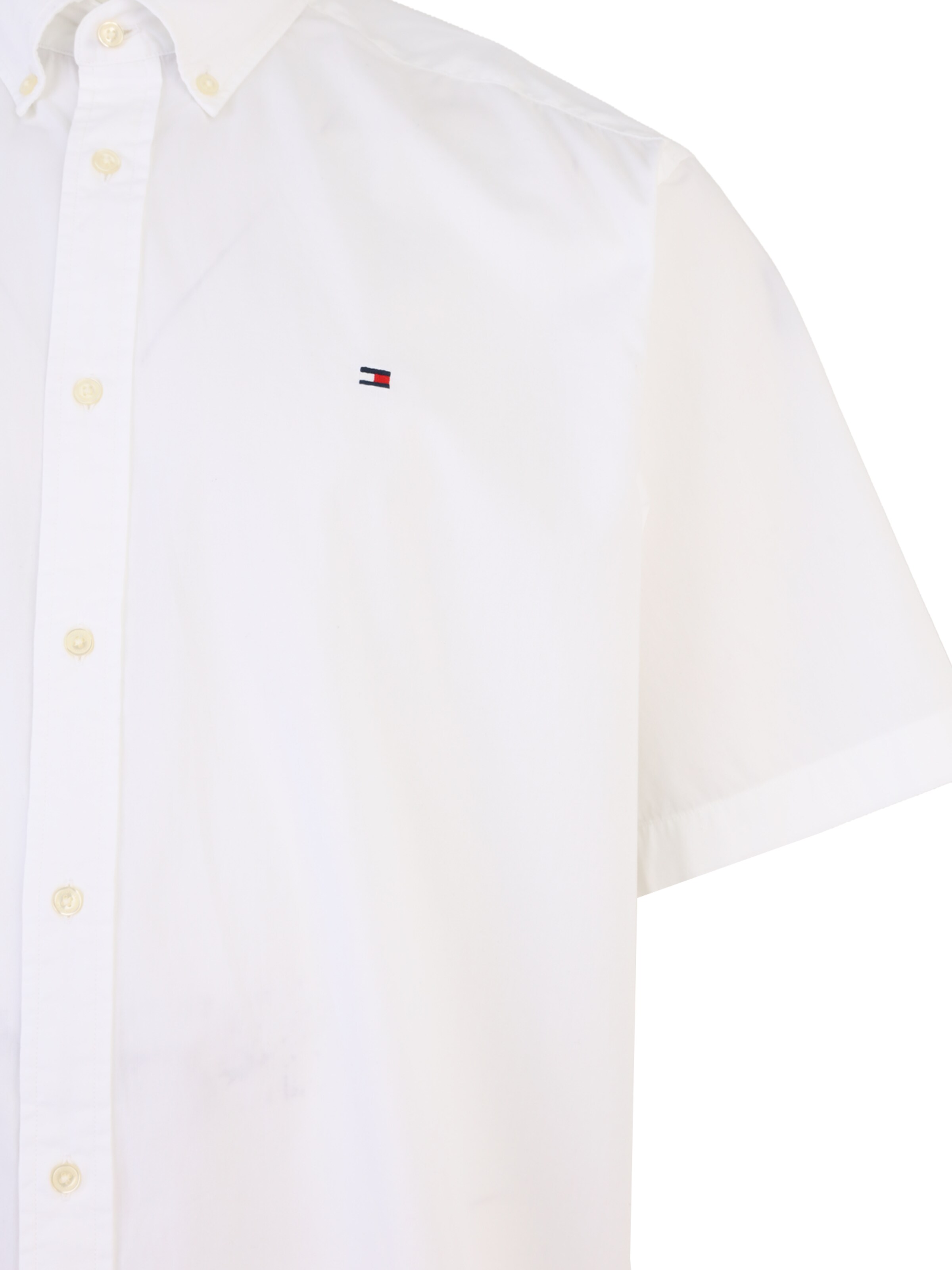 Tommy Hilfiger Big & Tall Regular Fit Paita 'FLEX' värissä valkoinen