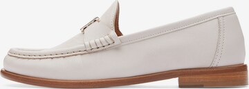 Mocassin 'Lara' LOTTUSSE en blanc : devant