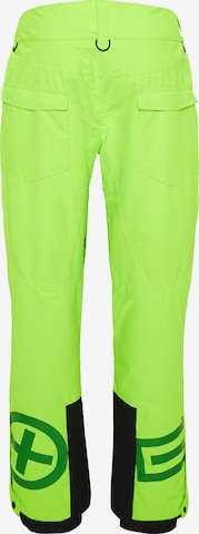 CHIEMSEE Regularen Outdoor hlače 'Taos' | zelena barva