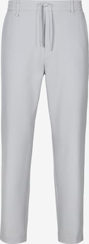 BOSS Regular Pants in Grey: front