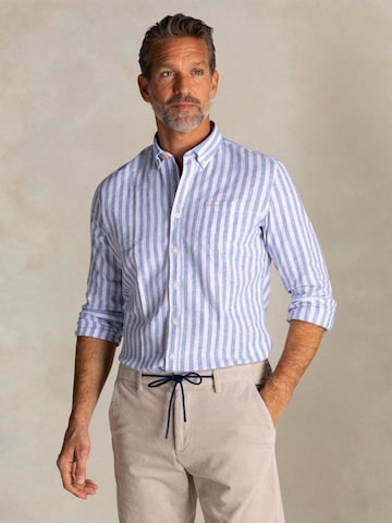 Fit confort Chemise 'Clayton' NZA New Zealand Auckland en bleu : devant