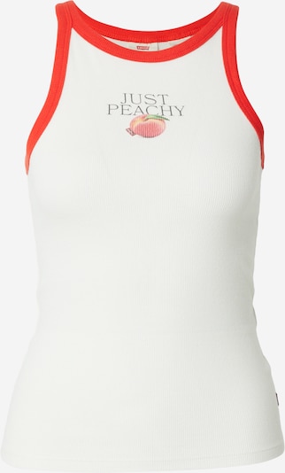 LEVI'S ® Top veličine XS u crvena / pastelno crvena / crna / bijela, Pregled proizvoda
