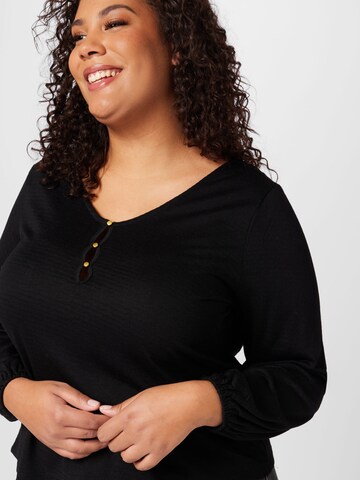 ABOUT YOU Curvy Shirt 'Hedda' in Black