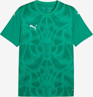 PUMA Funktionsshirt 'Team Ultimate' in Grün: Vorderseite