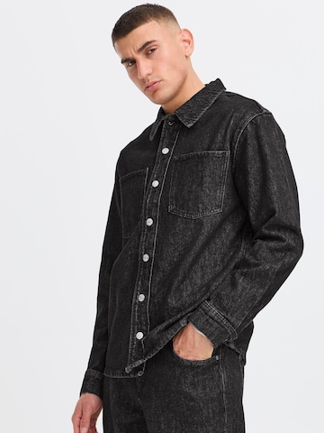 !Solid Jeansjacke 'DRIP' in Schwarz: Vorderseite